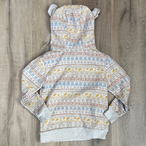 Boxlunch Lion King Patterned Hoodie with Simba Embroidery size 5t - Picture 8 of 8